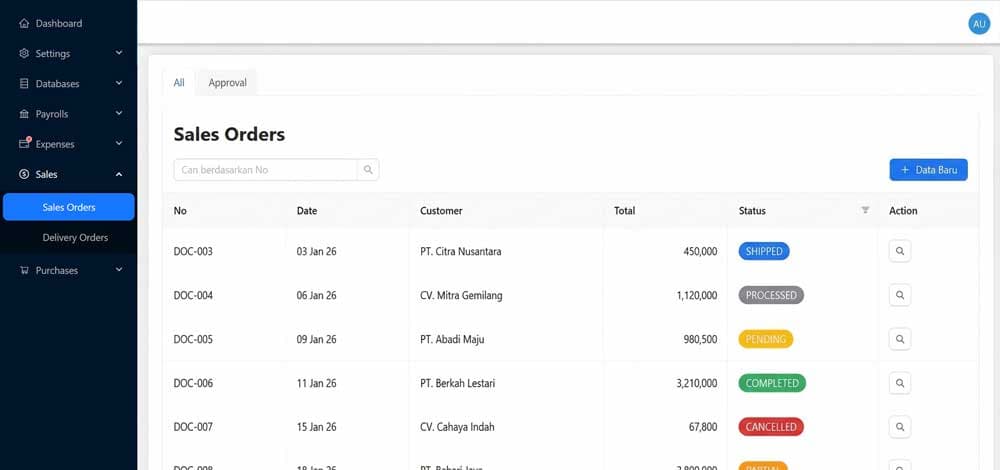ERP System